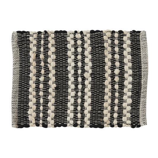 Park Designs Onyx And Ivory Chindi Placemat - Set of 12