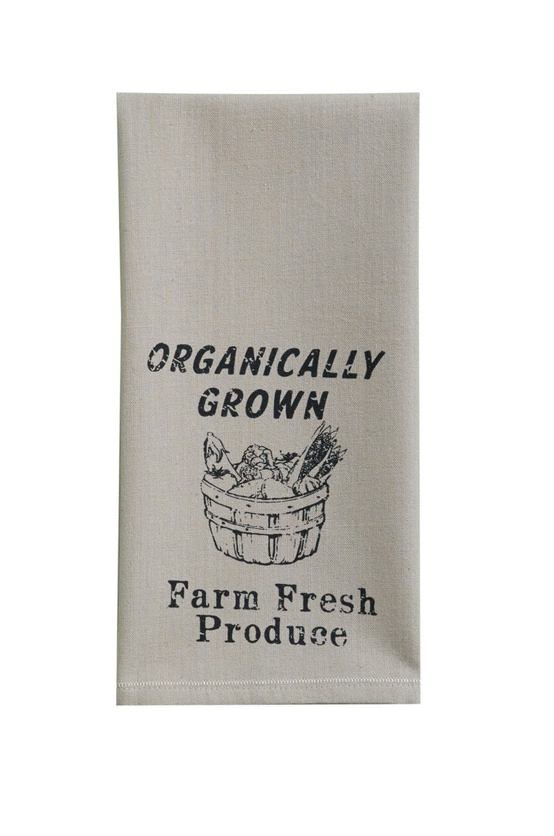 Park Designs Organically Grown Print Dishtowel - Set of 6