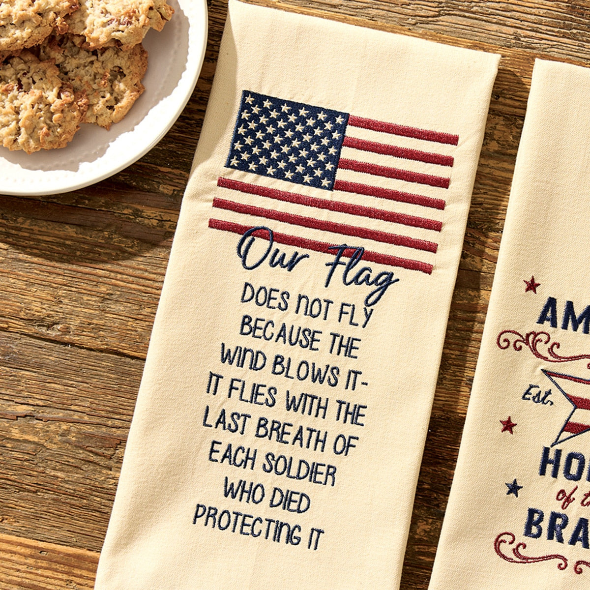 Park Designs Our Flag Decorative Dishtowel - Set of 6