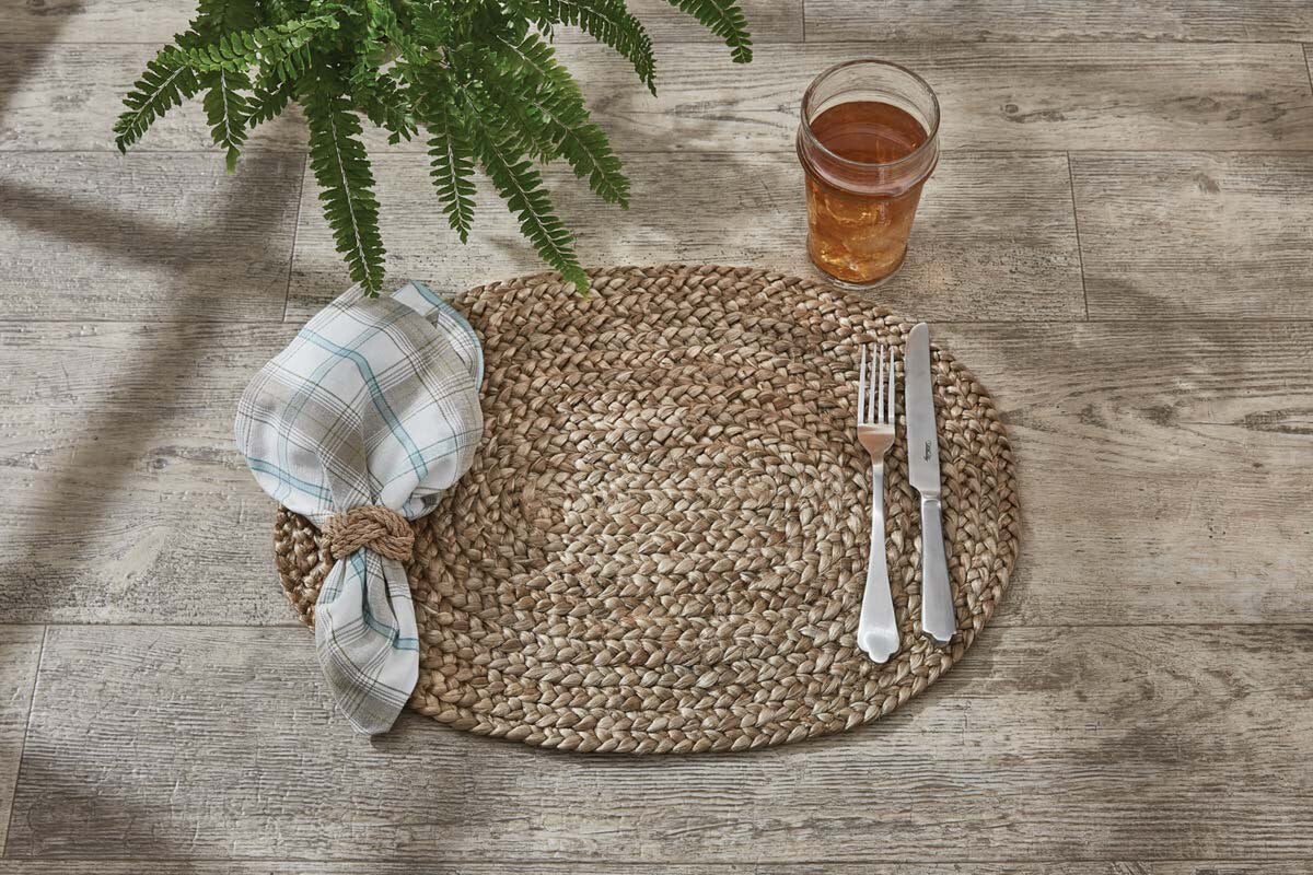 Park Designs Oval Jute Braided Placemat - Set of 6