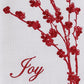 Park Designs Patricia Heaton Home Berry Elegance Joy Embroidered Dishtowel - Set of 6