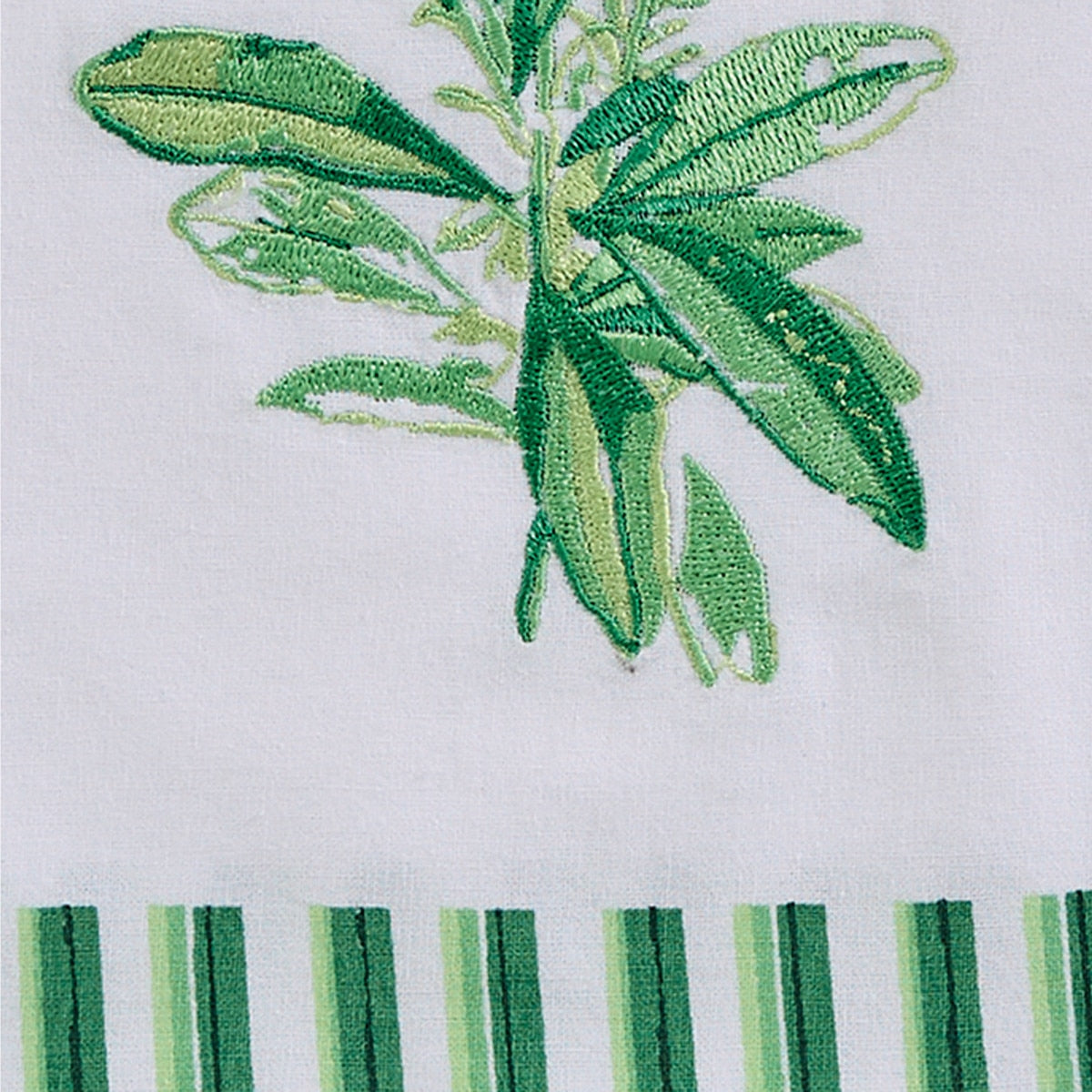 Park Designs Patricia Heaton Home Butterfly Embroidered Dishtowel Green - Set of 6