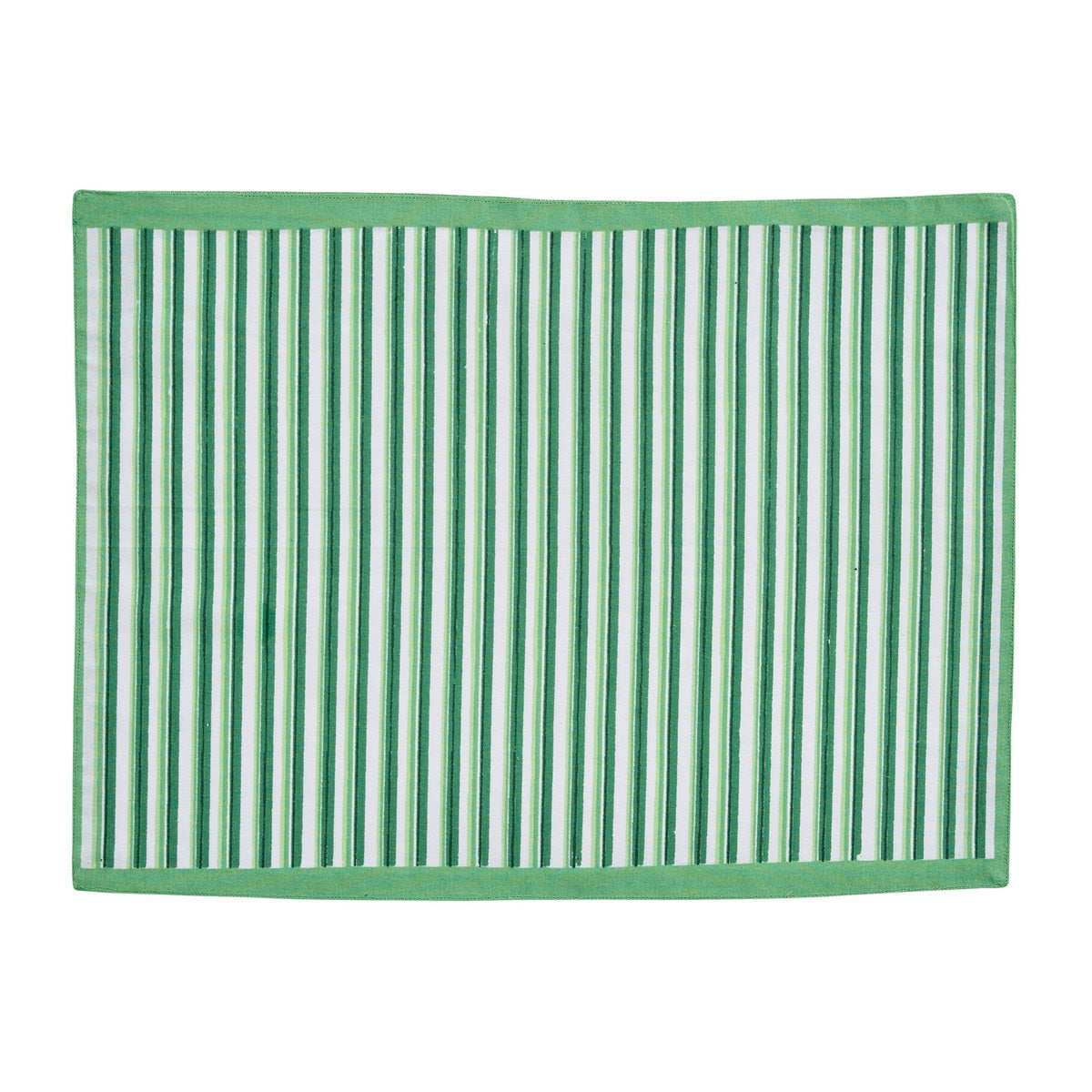 Park Designs Patricia Heaton Home Florals And Flitters Reversible Placemat Green - Set of 12