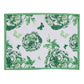 Park Designs Patricia Heaton Home Florals And Flitters Reversible Placemat Green - Set of 12