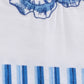 Park Designs Patricia Heaton Home Flower Embroidered Dishtowel Blue - Set of 6