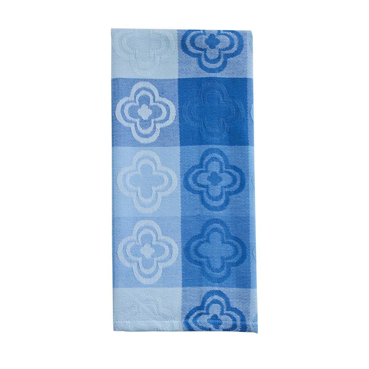 Park Designs Patricia Heaton Home Geo Jacquard Dishtowel Blue - Set of 6