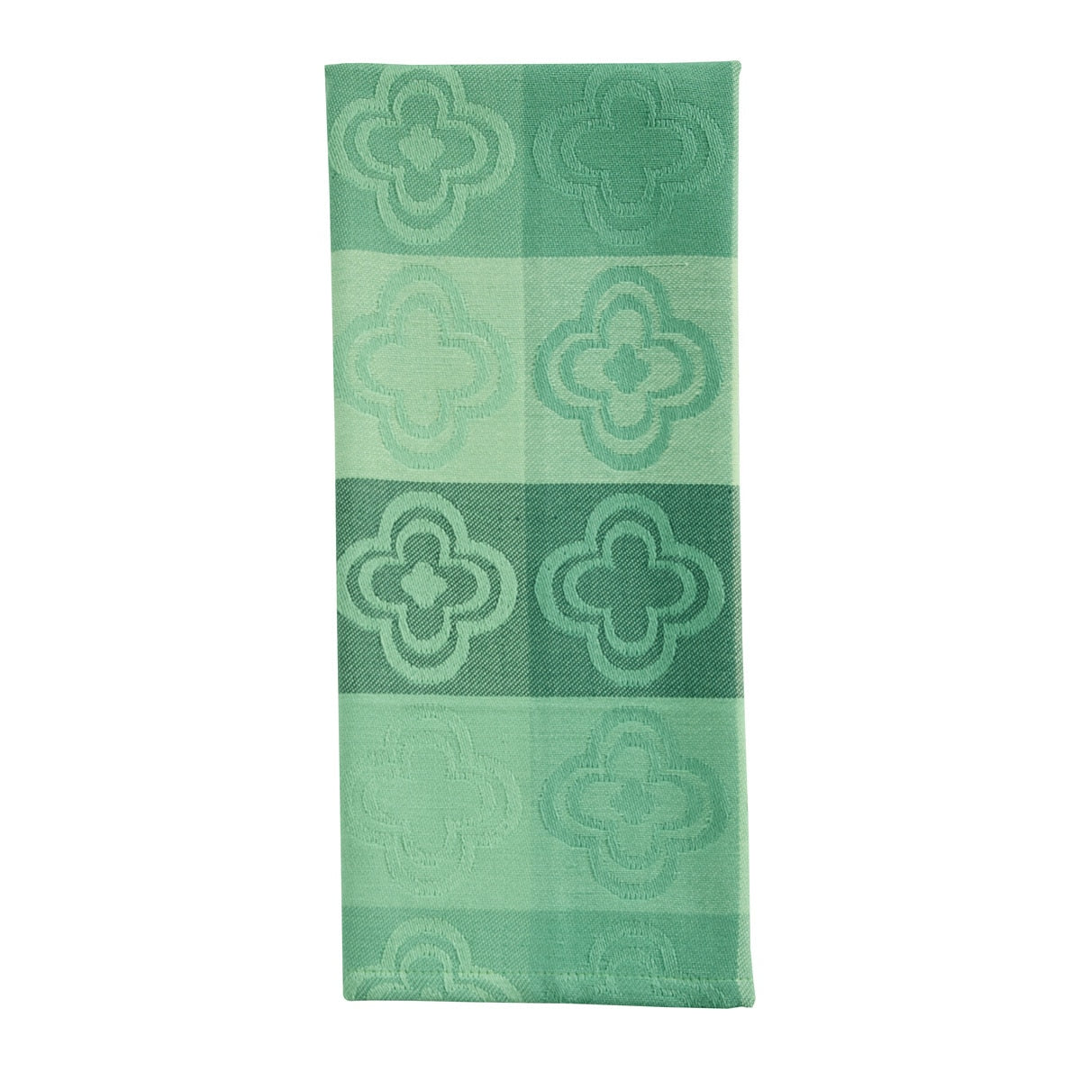 Park Designs Patricia Heaton Home Geo Jacquard Dishtowel Green - Set of 6
