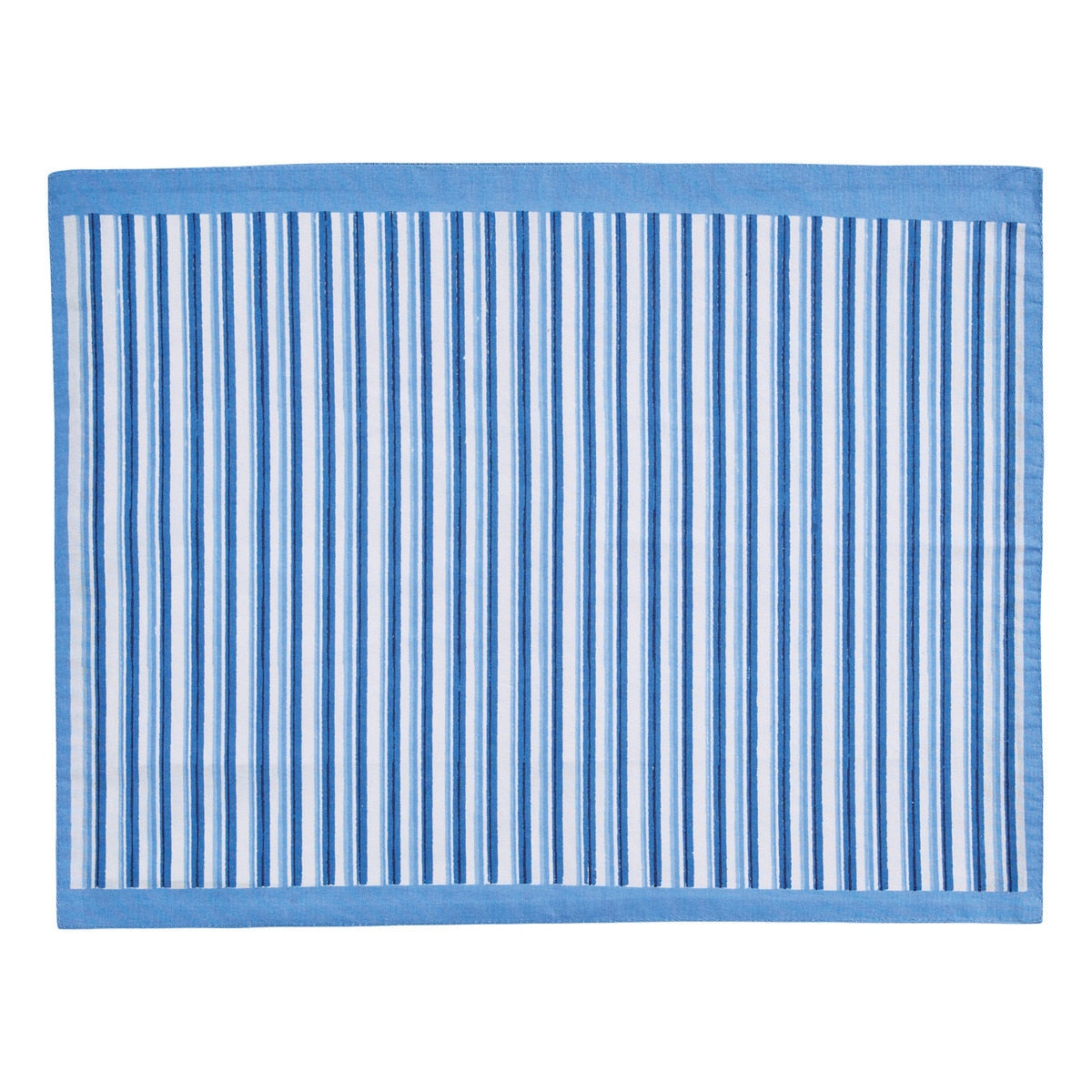 Park Designs Patricia Heaton Home Geo Reversible Placemat Blue - Set of 12