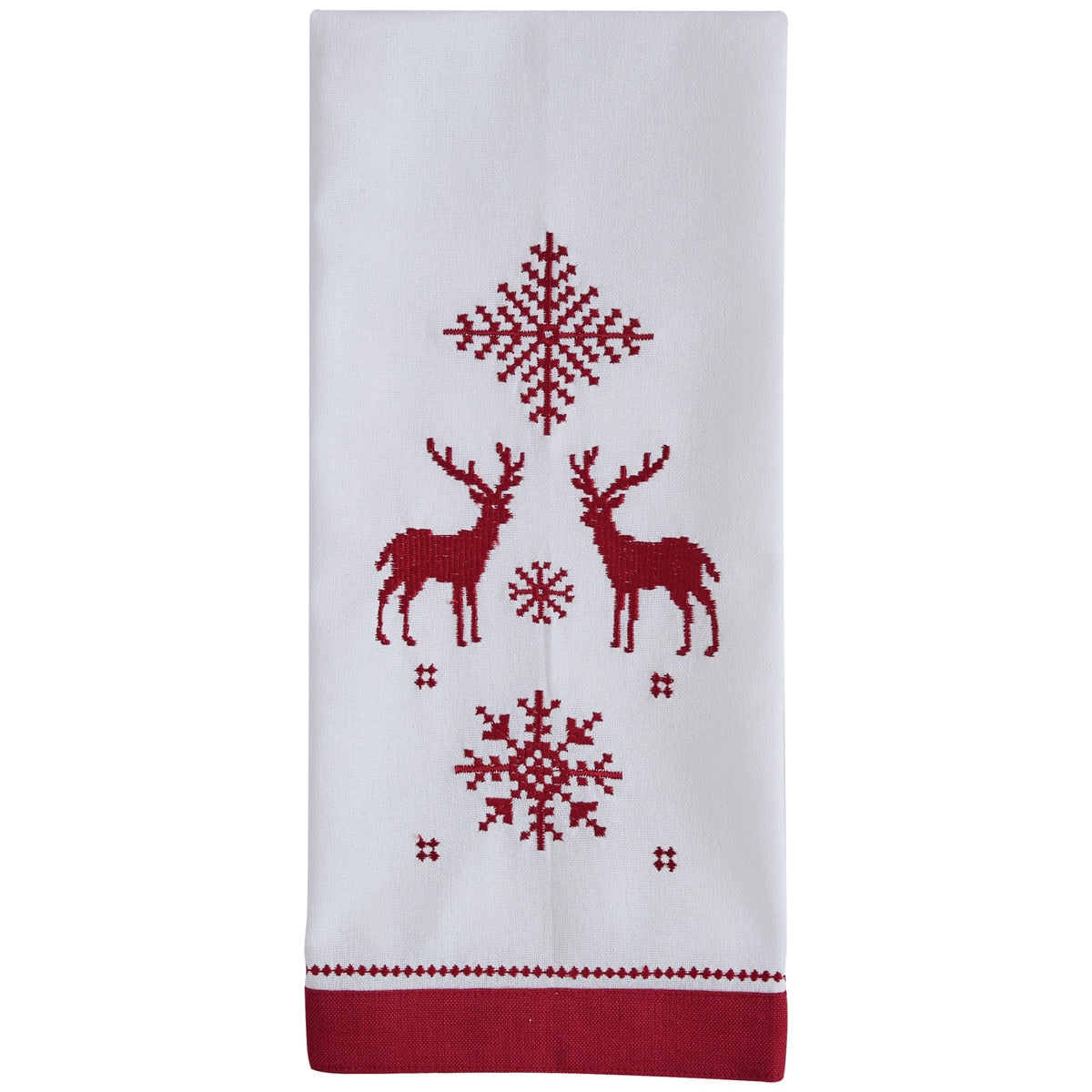 Park Designs Patricia Heaton Home Holiday Fairisle Decorative Dishtowel - Set of 6