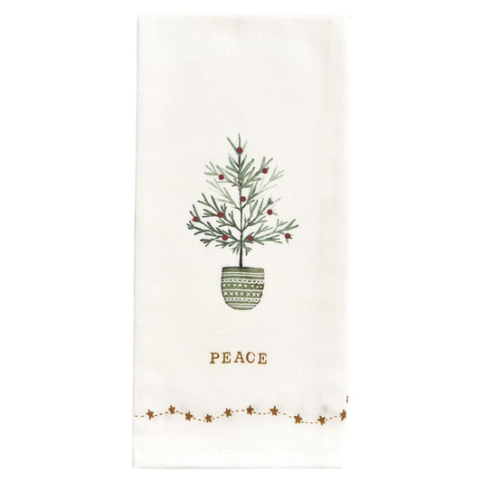 Park Designs Peace Tree Dishtowel - Set of 2