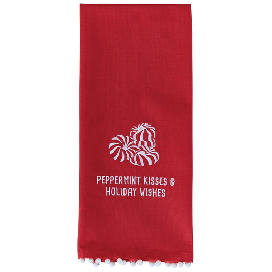 Park Designs Peppermint Kisses Decorative Dishtowel - Set of 6