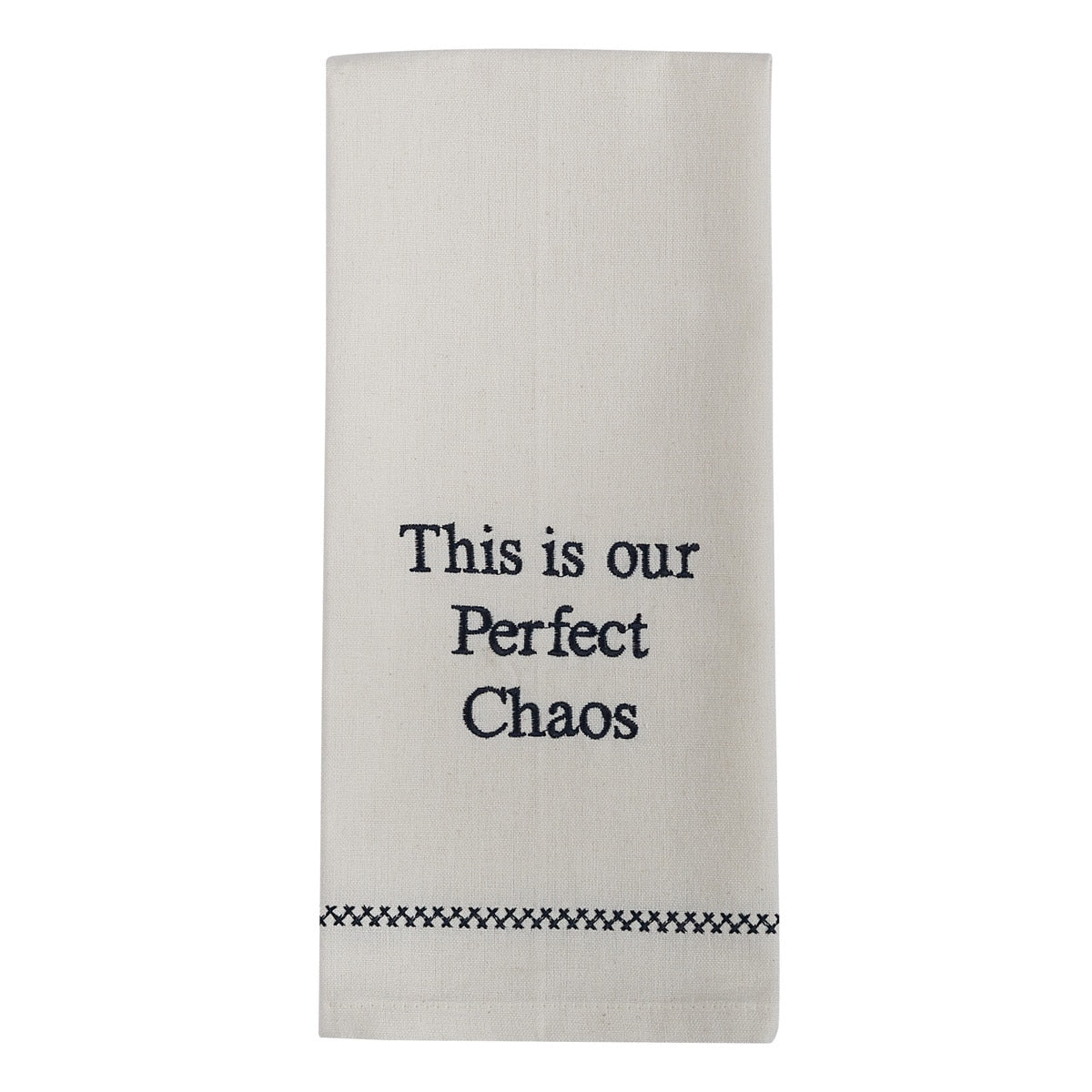 Park Designs Perfect Chaos Sentiment Dishtowel - Set of 2