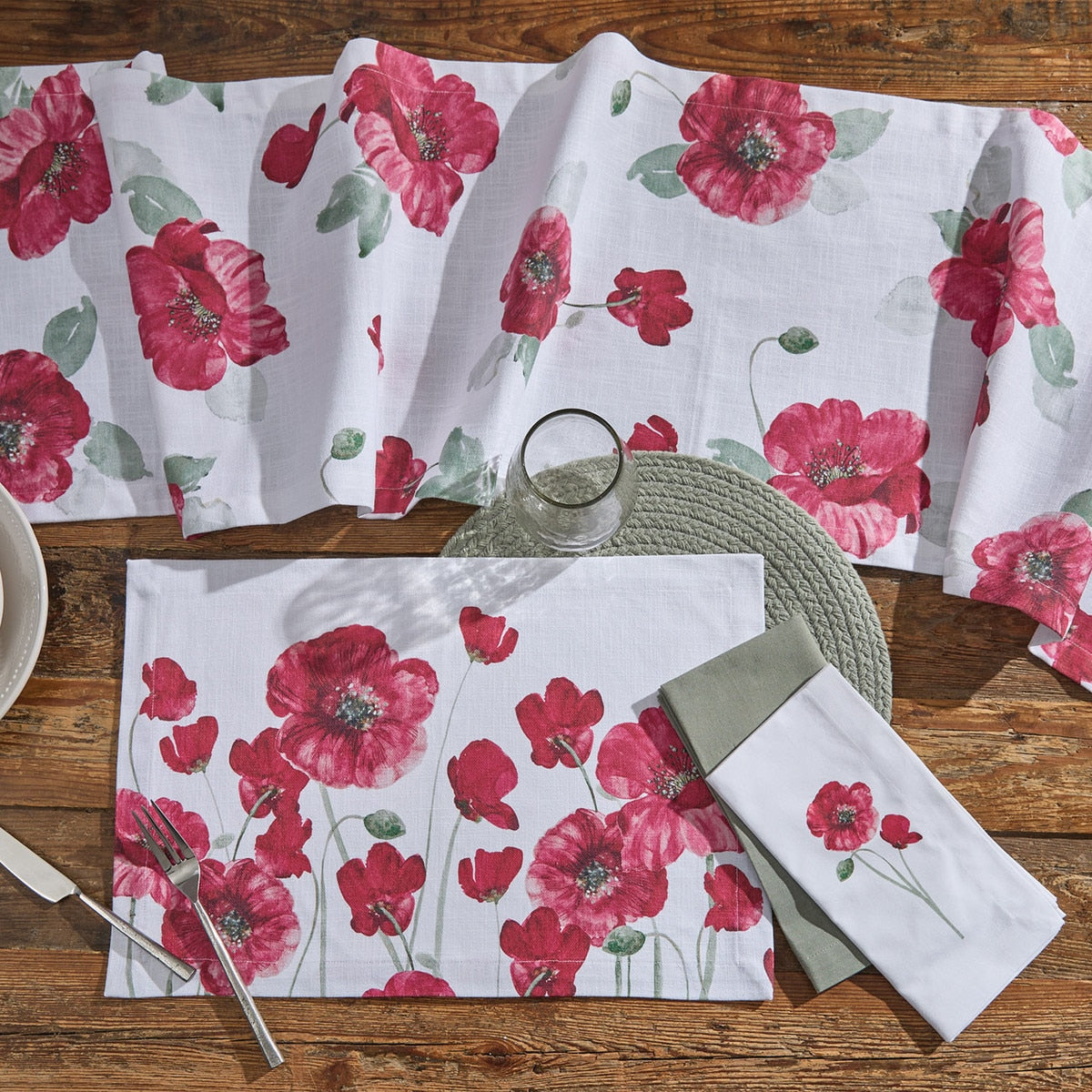 Park Designs Poppy Placemat - Set of 12
