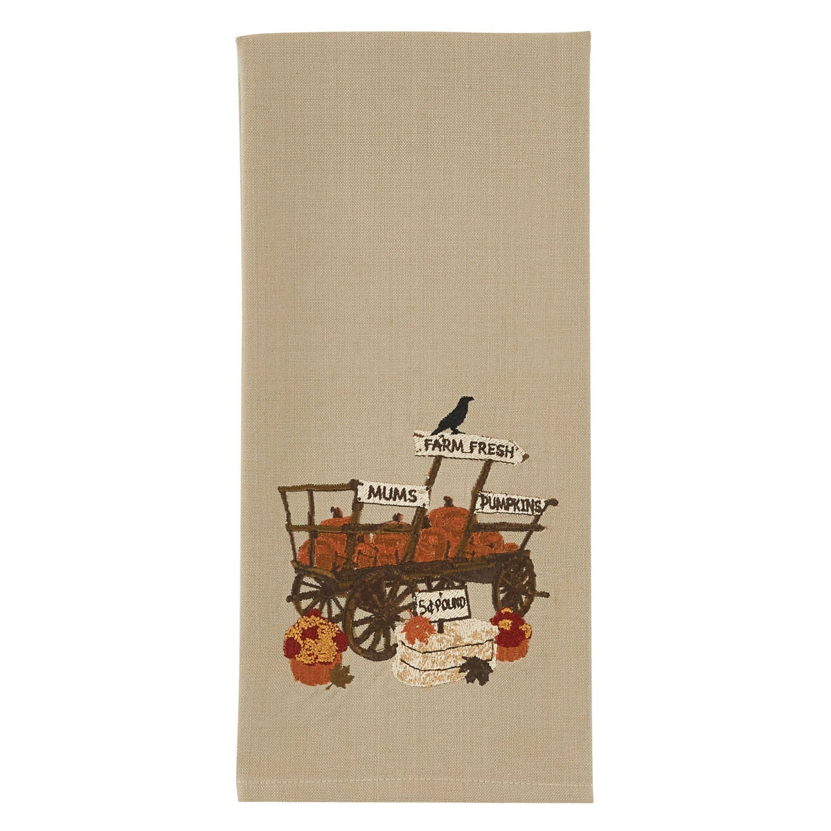 Park Designs Pumpkin Wagon Emb Dishtowel - Set of 6