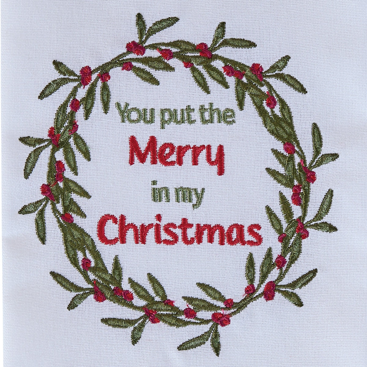 Park Designs Put The Merry Dishtowel - Set of 6