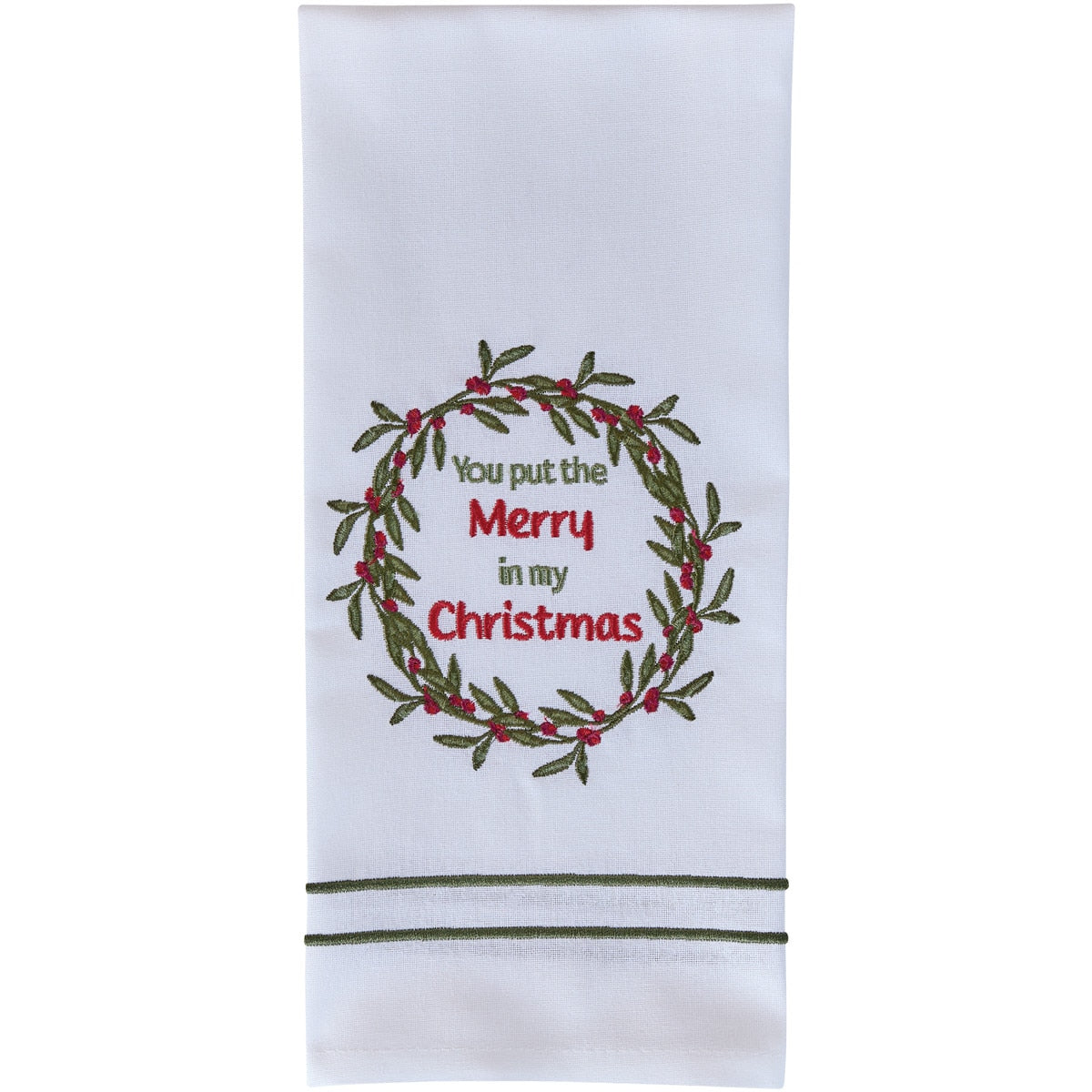 Park Designs Put The Merry Dishtowel - Set of 6