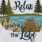 Park Designs Relax You're At The Lake Dishtowel - Set of 6