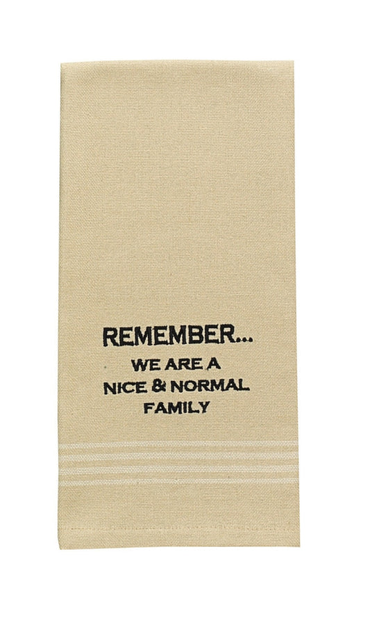 Park Designs Remember Embroidered Dishtowel - Set of 2