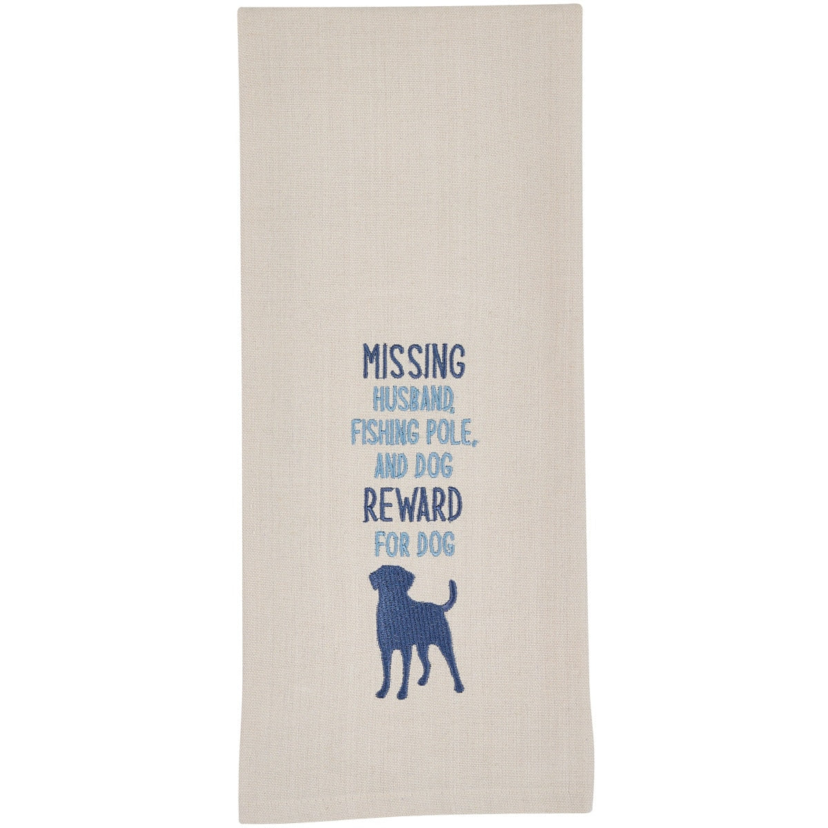 Park Designs Reward For Dog Embroidered Dishtowel - Set of 6