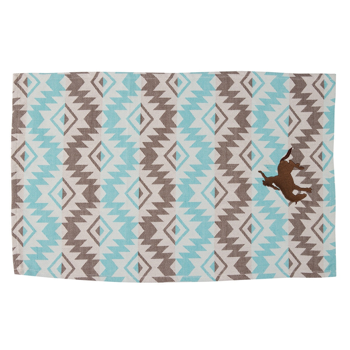 Park Designs Rodeo Embroidered Jacquard Dishtowel - Set of 12