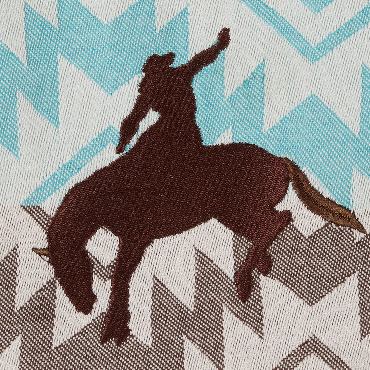 Park Designs Rodeo Embroidered Jacquard Dishtowel - Set of 12