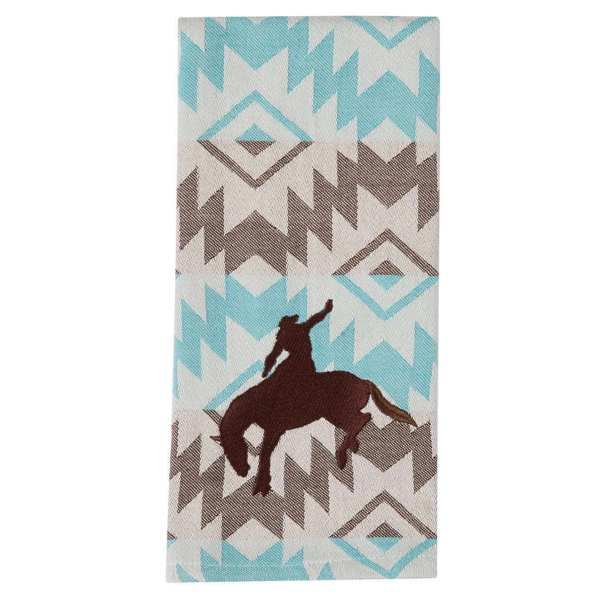 Park Designs Rodeo Embroidered Jacquard Dishtowel - Set of 12