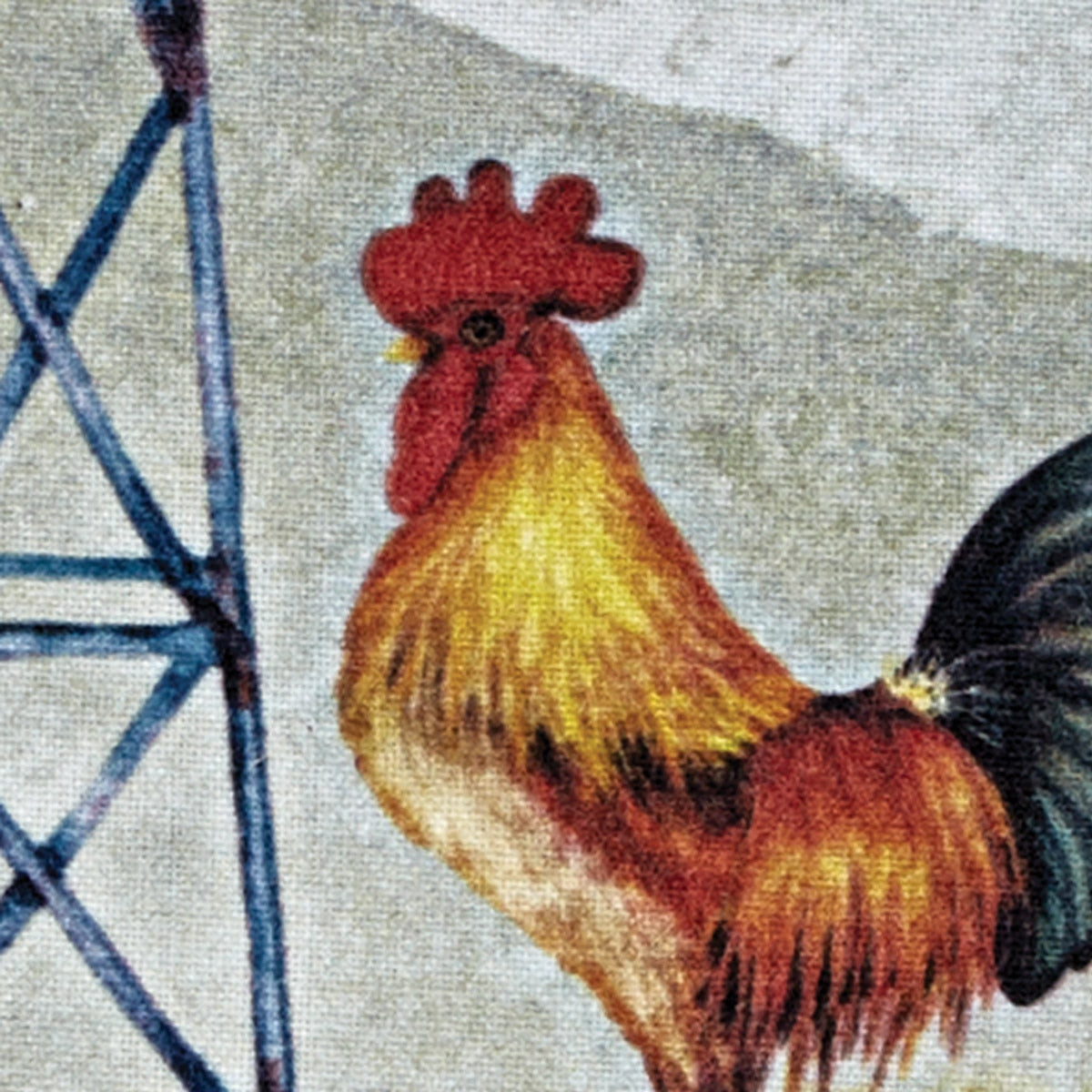 Park Designs Rooster And Windmill Printed Dishtowel - Set of 2