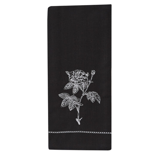 Park Designs Rose Embroidered Dishtowel - Set of 6