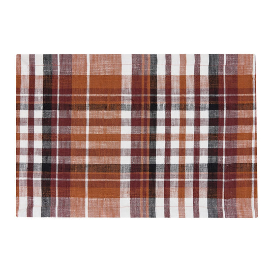 Park Designs Russett Plaid Placemat - Set of 12