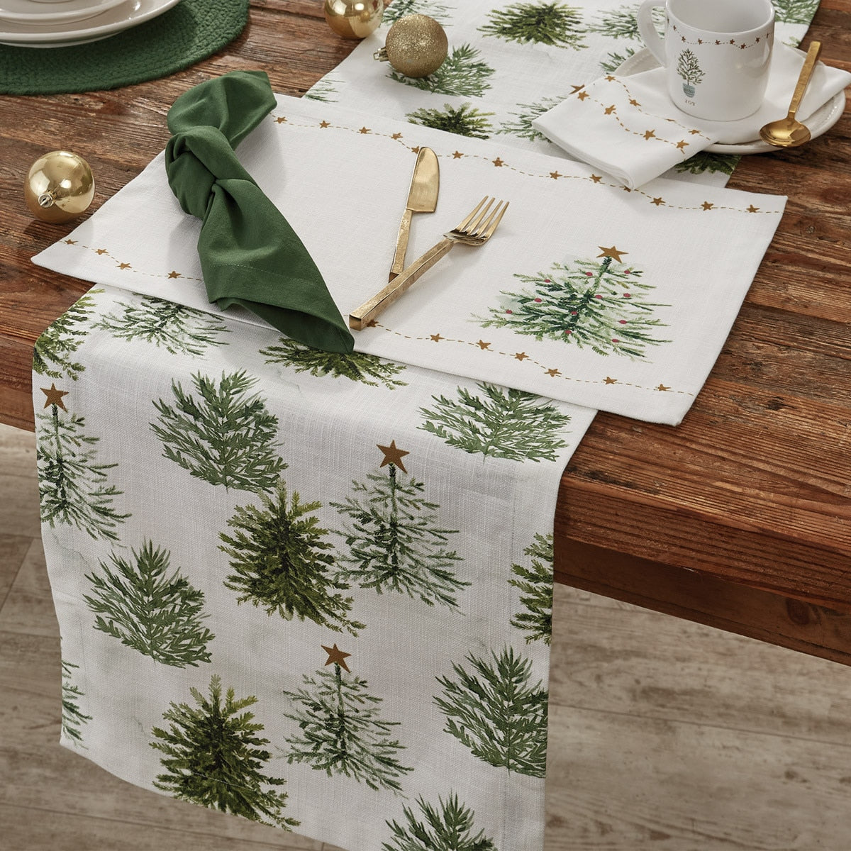 Park Designs Rustic Christmas Placemat Stars - Set of 4