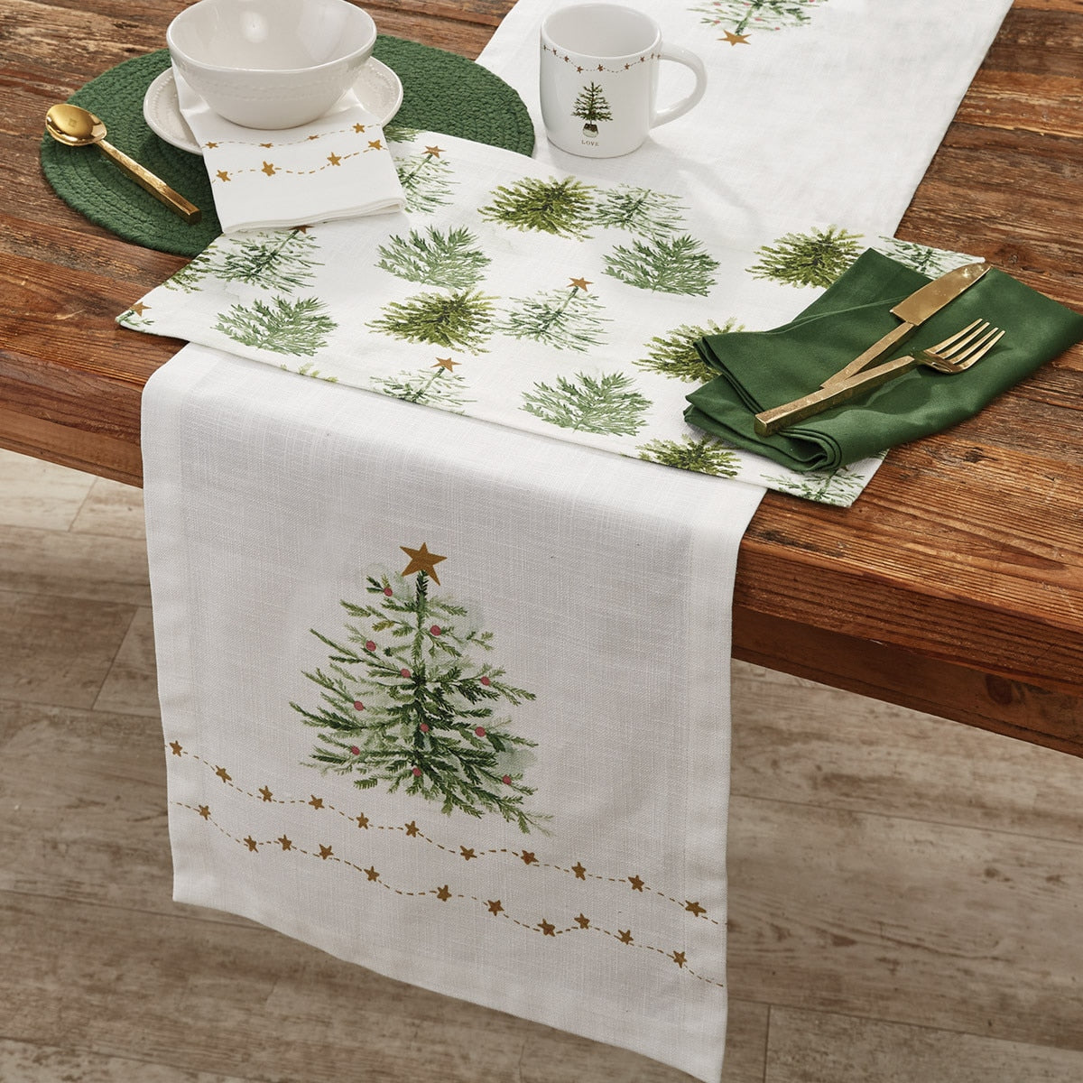 Park Designs Rustic Christmas Placemat- Trees - Set of 4