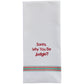Park Designs Santa, Why You Be Judgin'? Dishtowel - Set of 6