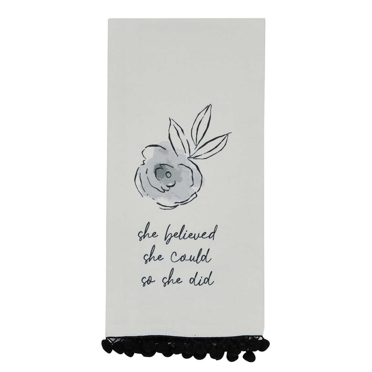 Park Designs She Believed She Could Decorative Dishtowel - Set of 6