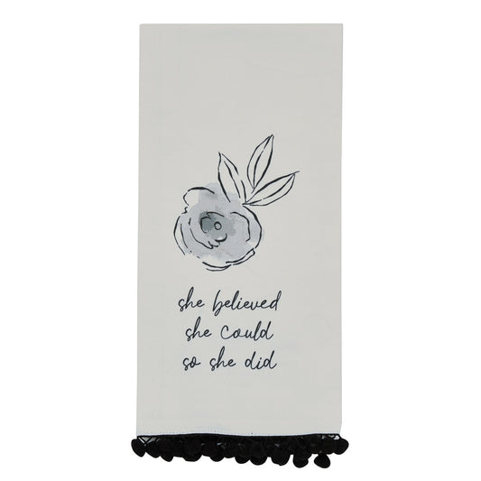 Park Designs She Believed She Could Decorative Dishtowel - Set of 6