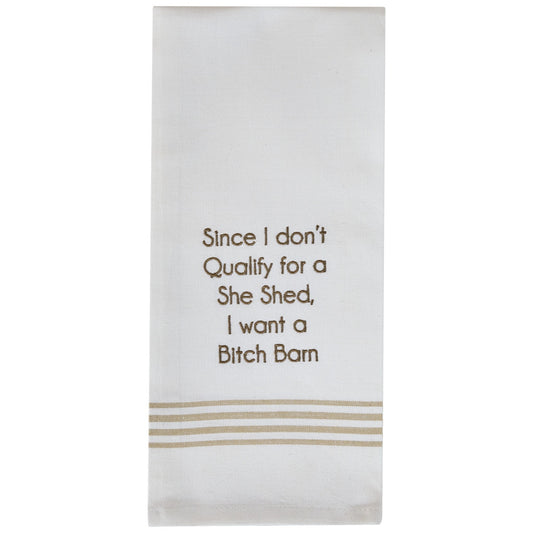 Park Designs She Shed Dishtowel - Set of 6