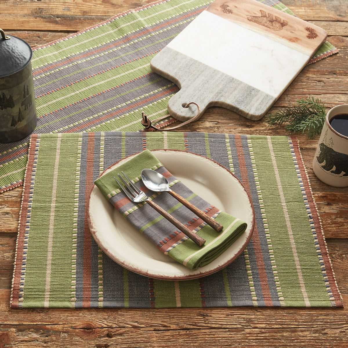 Park Designs Shenandoah Stripe Placemat - Set of 12