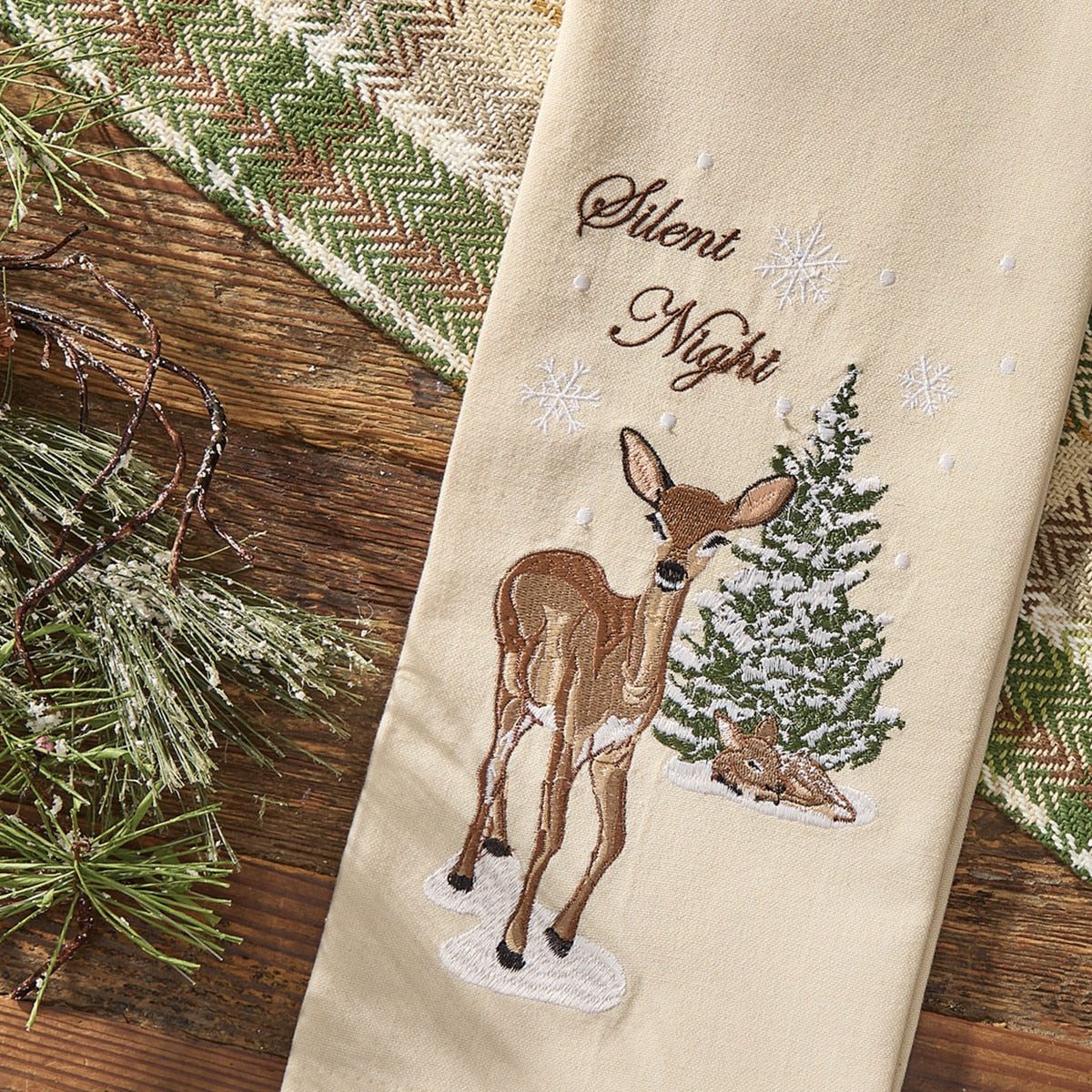 Park Designs Silent Night Dishtowel - Set of 6
