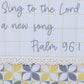 Park Designs Sing To The Lord Flour Sack Dishtowel - Set of 2