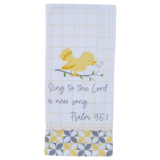 Park Designs Sing To The Lord Flour Sack Dishtowel - Set of 2