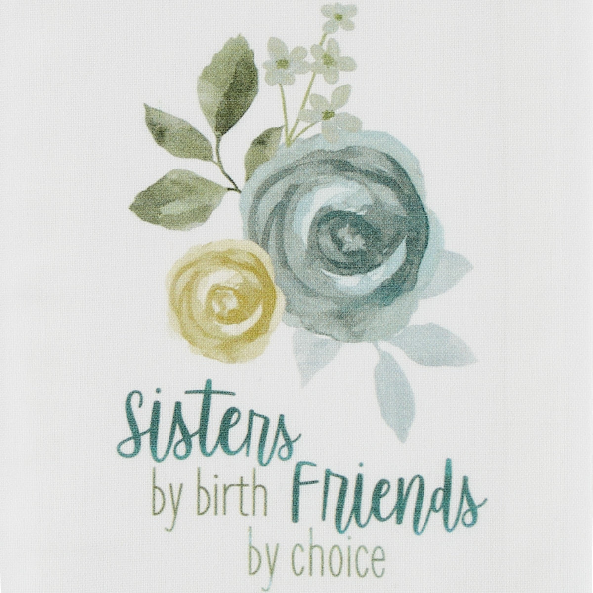 Park Designs Sisters By Birth Decorative Dishtowel - Set of 6