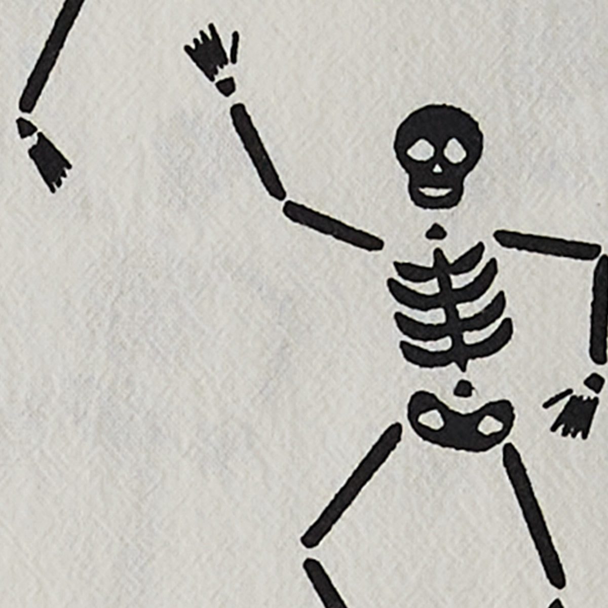 Park Designs Skeletons Flour Sack Printed Dishtowel - Set of 2