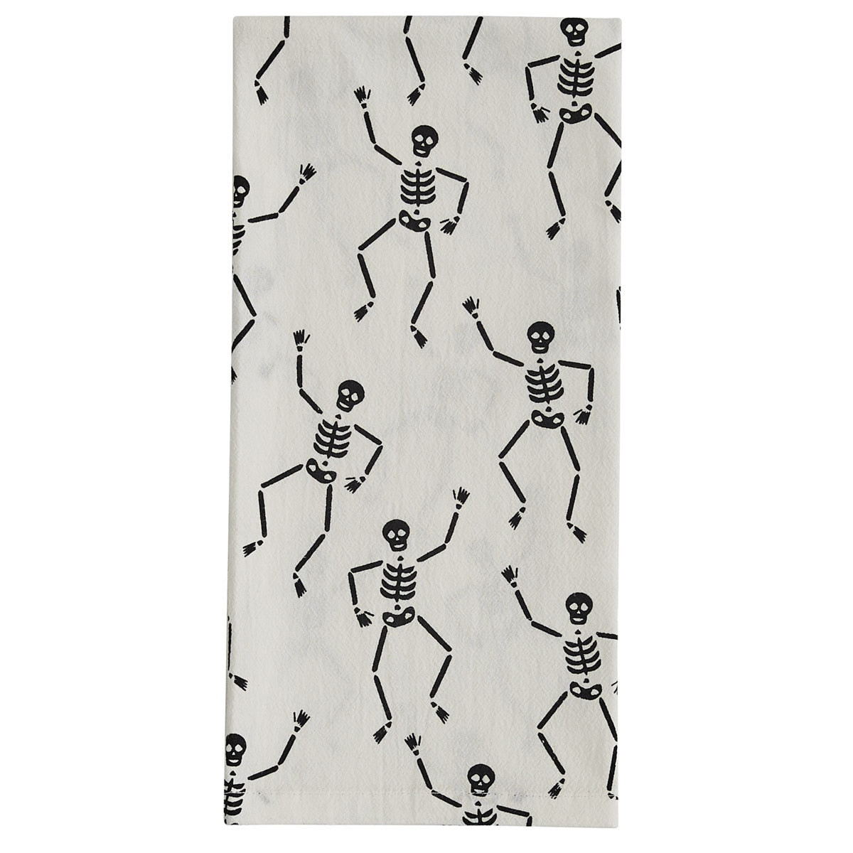 Park Designs Skeletons Flour Sack Printed Dishtowel - Set of 2