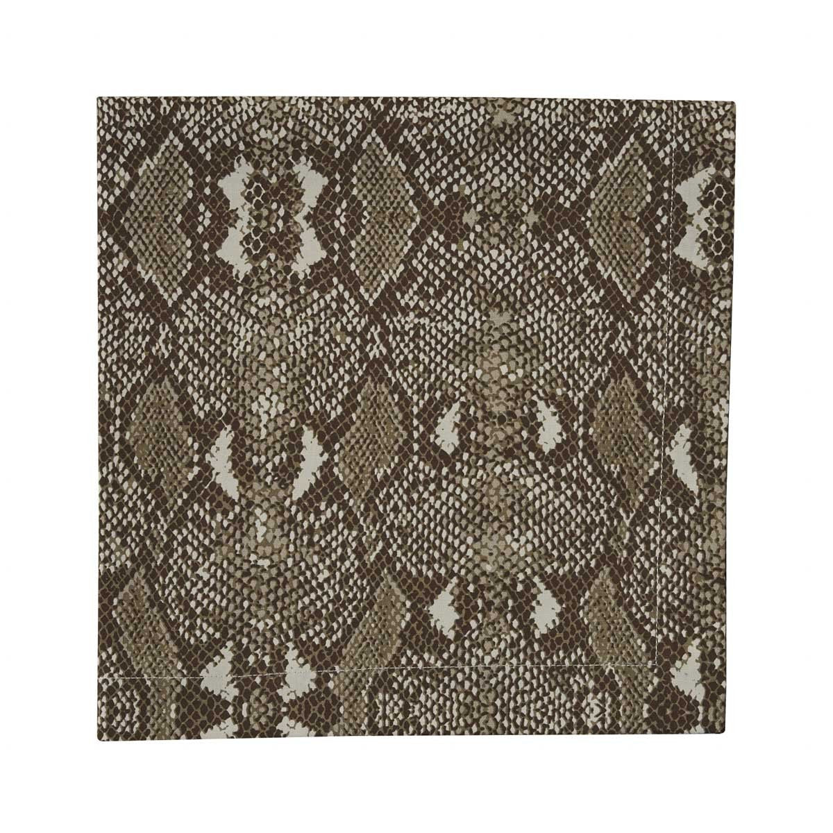 Park Designs Snakeskin Printed Napkin - Set of 12
