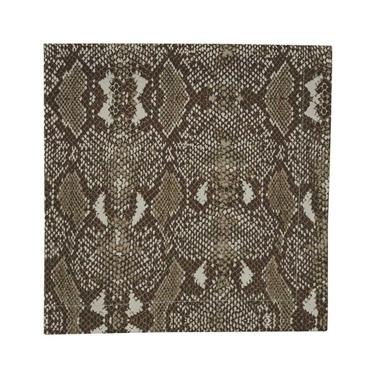 Park Designs Snakeskin Printed Napkin - Set of 12