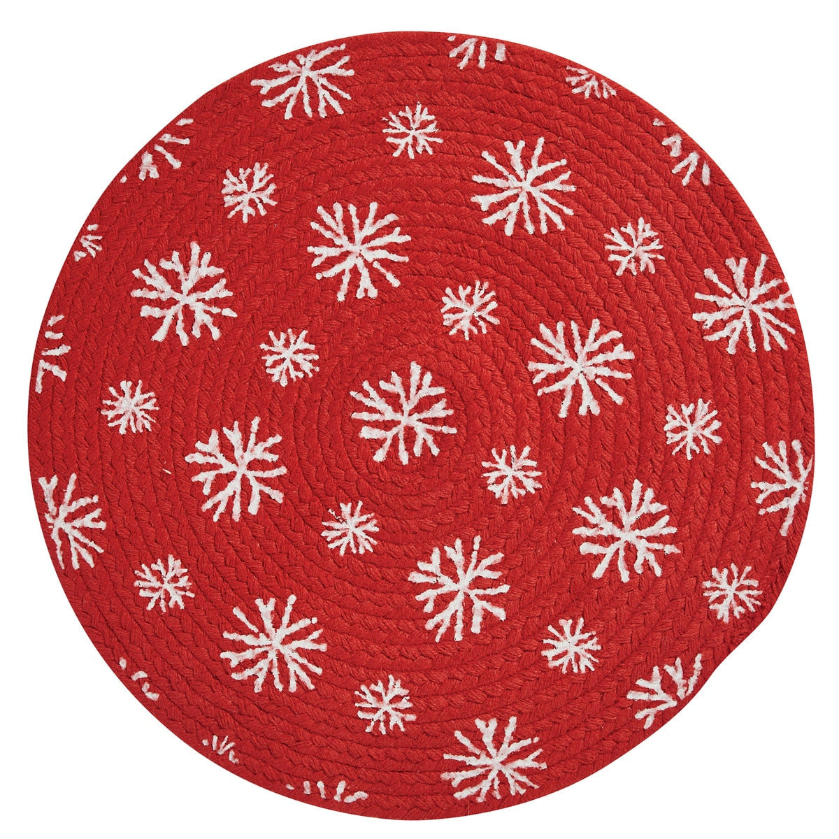 Park Designs Snowflake Round Placemat - Set of 4