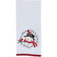 Park Designs Snowman And Pine Wreath Dishtowel - Set of 6