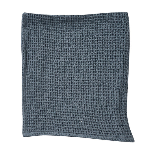 Park Designs Solid Waffle Dishtowel Blue - Set of 6