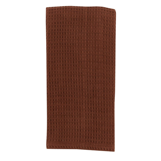 Park Designs Solid Waffle Dishtowel Espresso - Set of 6