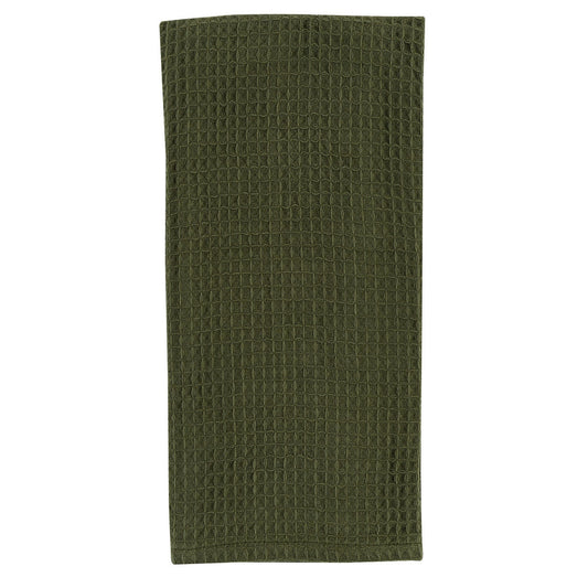Park Designs Solid Waffle Dishtowel Moss - Set of 6
