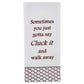 Park Designs Sometimes You Just Say Flour Sack Printed Dishtowel - Set of 2